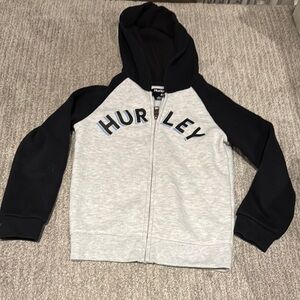 Hurley Kids Gray and Black Hoodie